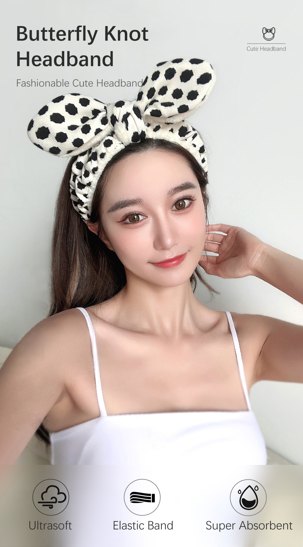 Cute Fashion Butterfly Knot Hair Bands-1